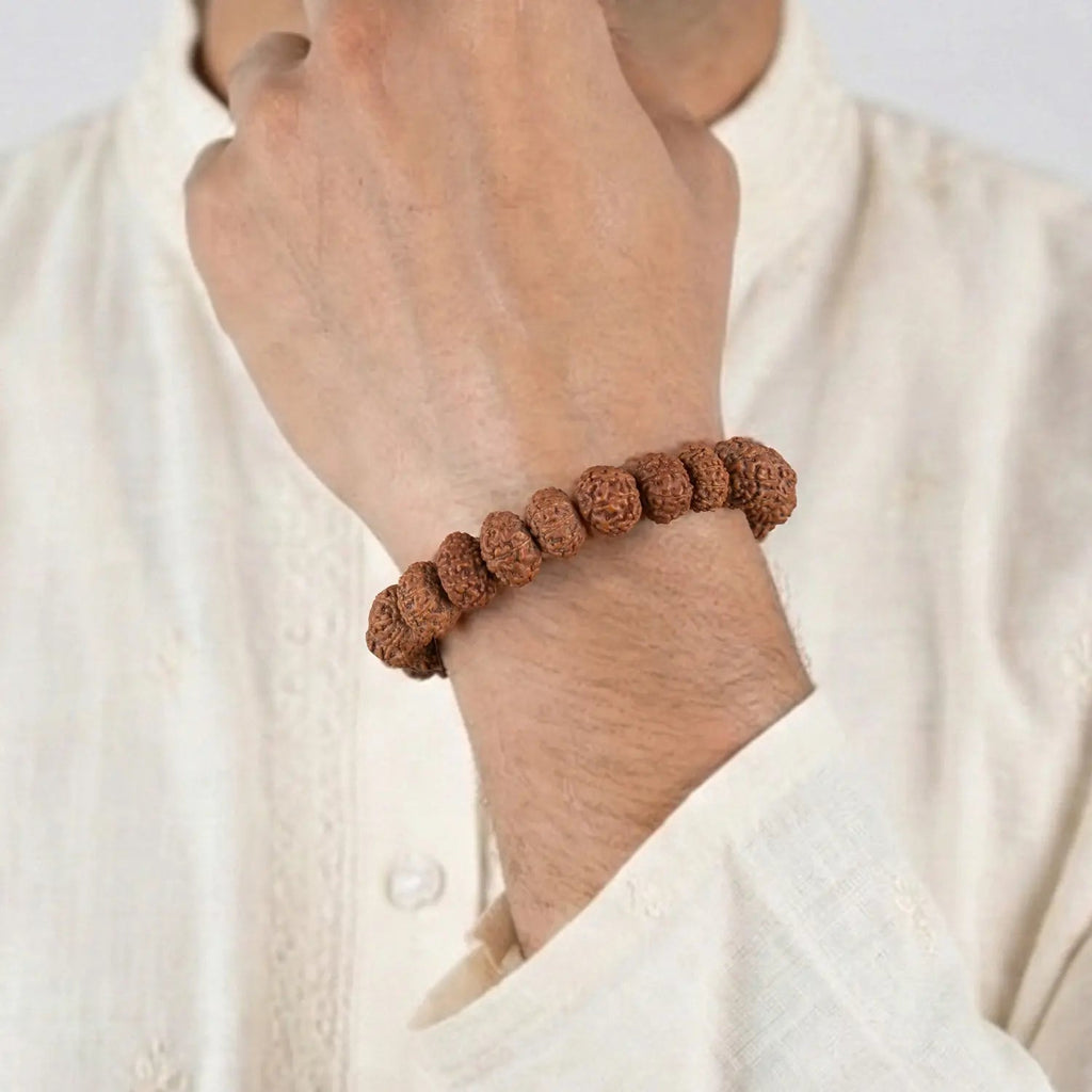 Rishikesh Siddh 7 Mukhi Rudraksha Bracelet | VastuKosha by Acharya Anuj