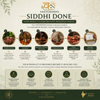 VASTUKOSHA infographic showing the six-step energisation process for their Citrine Pyramid and Selenite crystal set.