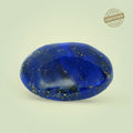 VASTUKOSHA natural Lapis Lazuli stone with deep blue colour and golden pyrite flecks, certified spiritual crystal