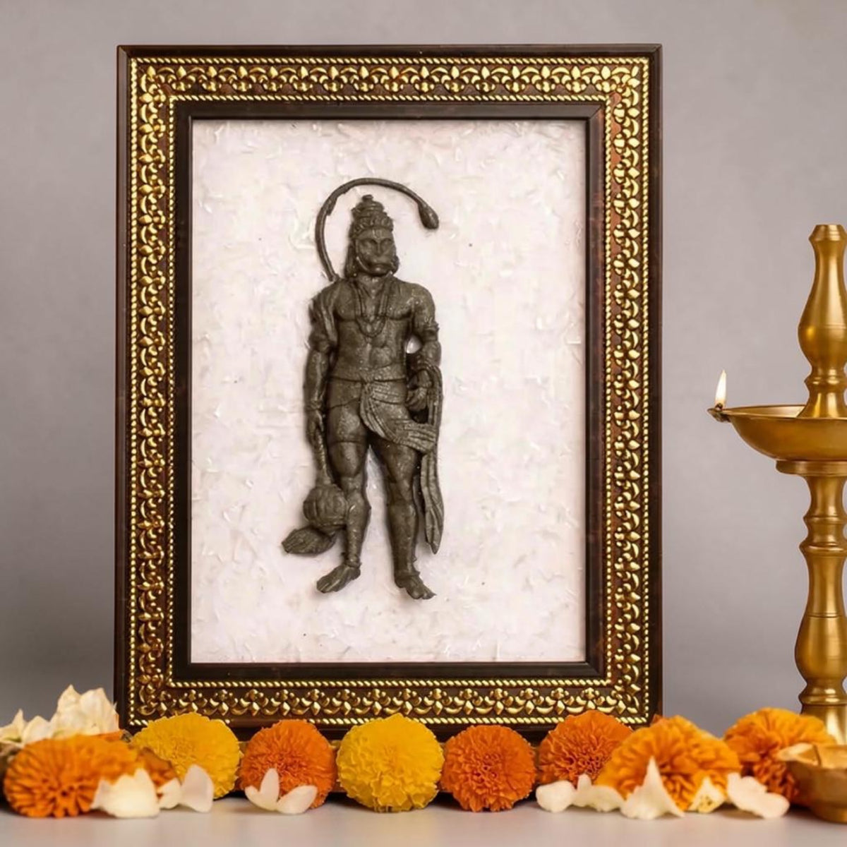 VASTUKOSHA display showing raw pyrite and selenite towers with text highlighting spiritual healing and wealth benefits