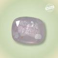 VASTUKOSHA White Pukhraj gemstone featuring a clear, faceted white sapphire for traditional Jyotish practice.
