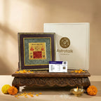 Maha Ashtlakshmi Siddh Vyapar Vridhhi Yantra on Raw Pyrite Frame | VastuKosha by Acharya Anuj