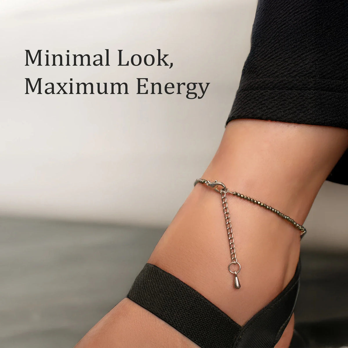 Maha Ashtlakshmi Siddh Raw Pyrite Anklet | VastuKosha by Acharya Anuj